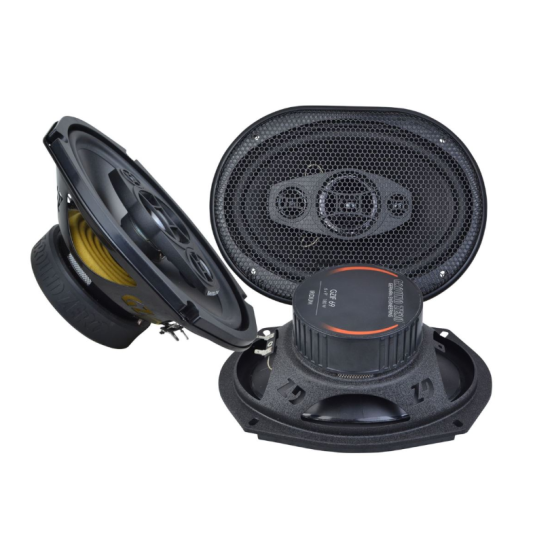 Ground Zero GZIF 69-C obudowie MDF 3-drożne głośniki współosiowe o średnicy woofera 6 x 9 cala. Moc woofera 120 W RMS w obudowie MDF